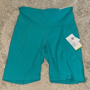 NWT Old Navy Teal Biker Shorts